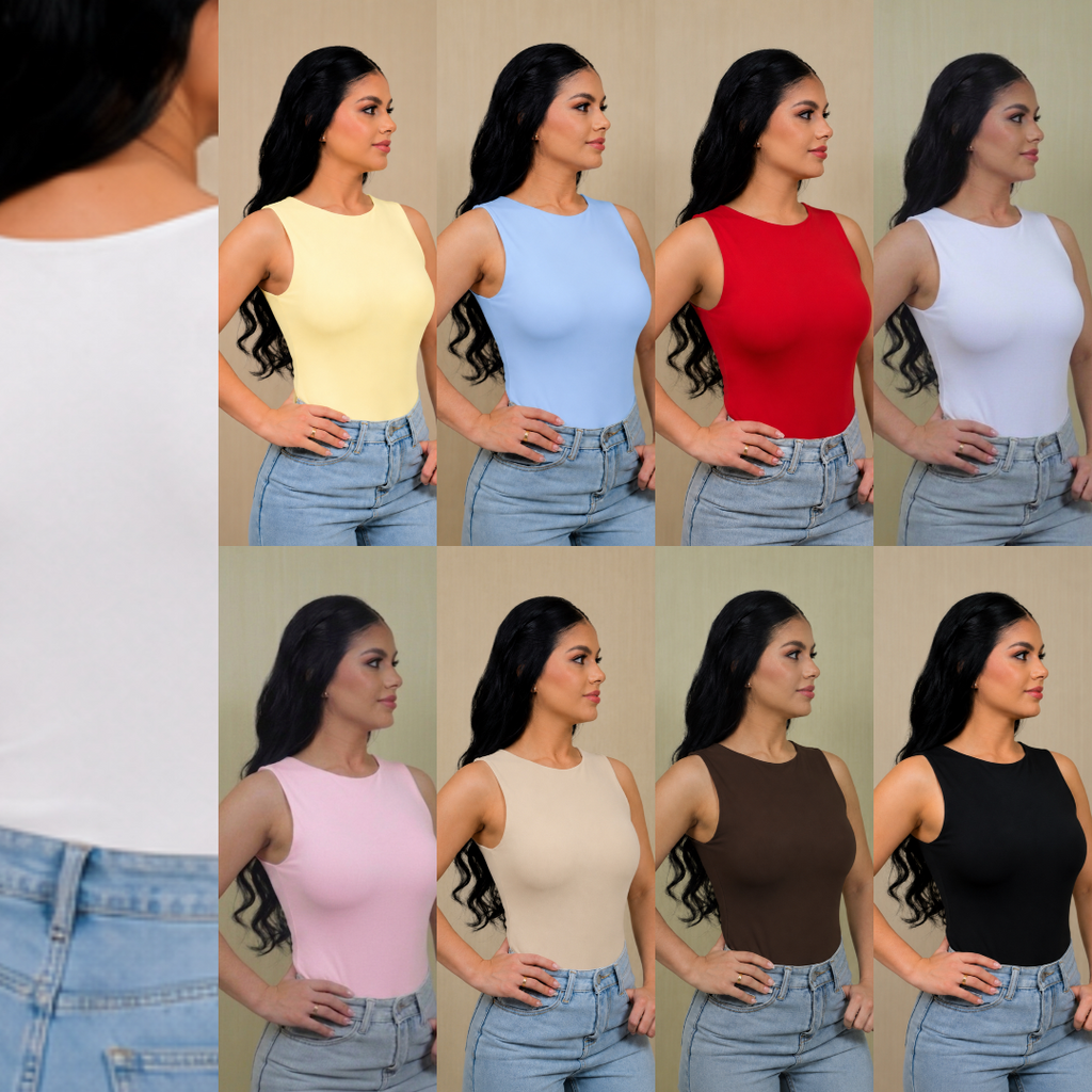 Body básico manga siza cuello redondo