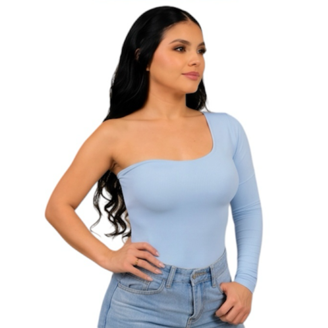 Body stone pique long sleeve