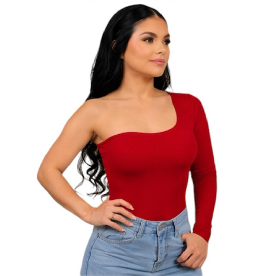 Body stone pique long sleeve