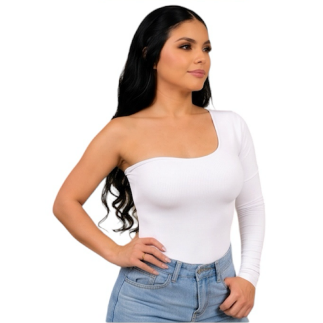 Body stone pique long sleeve