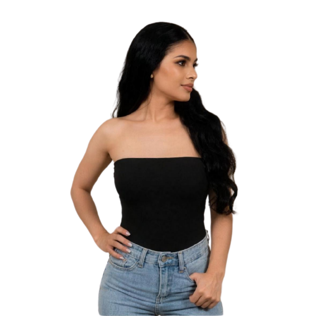 Basic sleeveless round neck body