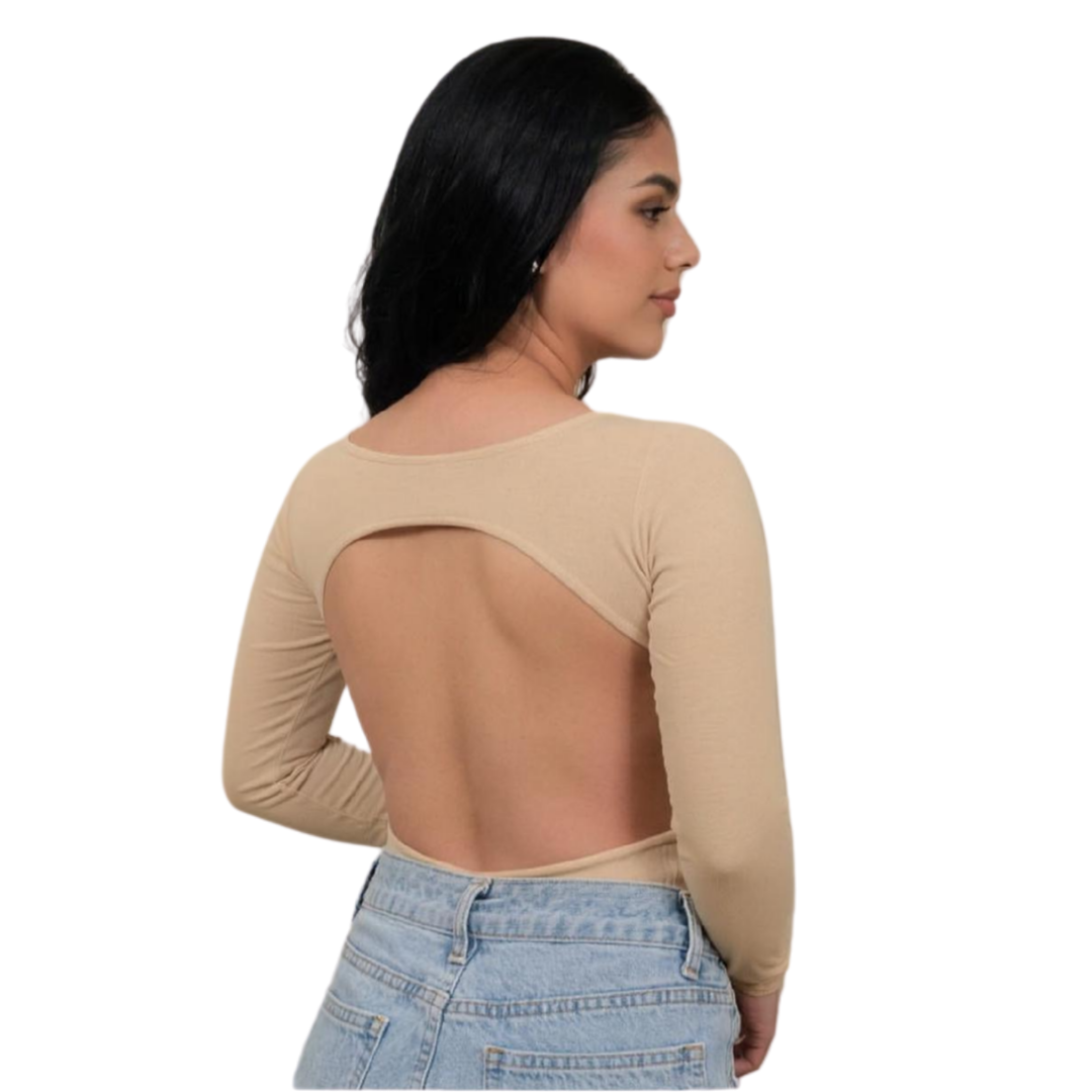 Body manga larga espalda descubierta