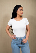 Body manga corta espalda descubierta